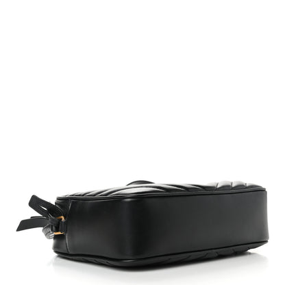 Saint Laurent Calfskin Matelasse Monogram Lou Camera Bag Black 3 of 8