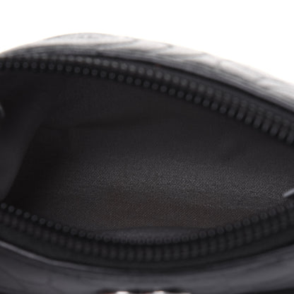 Chanel Lambskin Camellia Embossed Key Holder Case Black 8 of 12