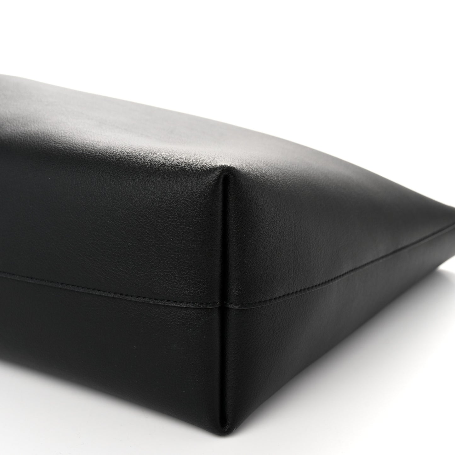Calfskin Large Shopping Tote Black