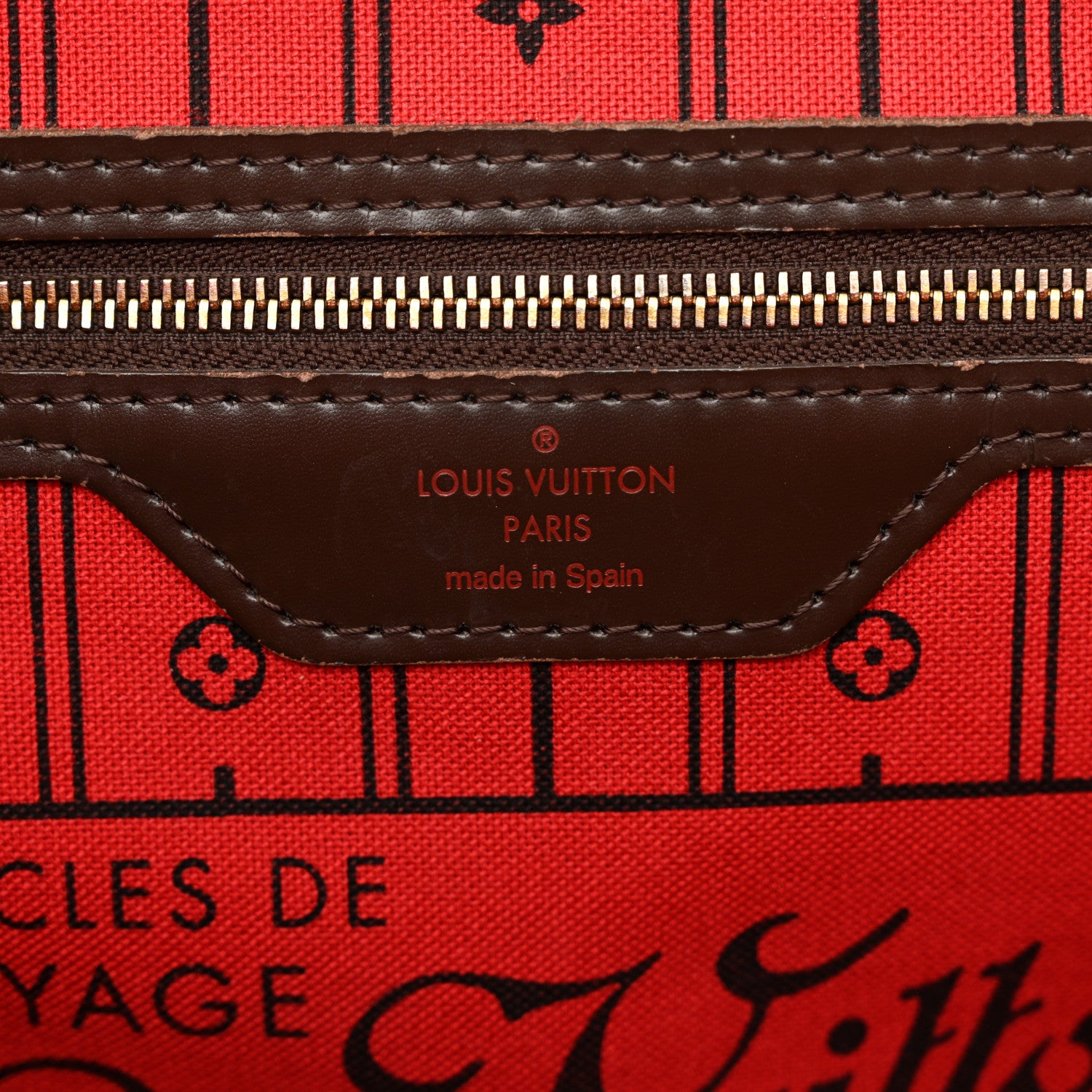 Louis Vuitton Damier Ebene Neverfull MM 6 of 16