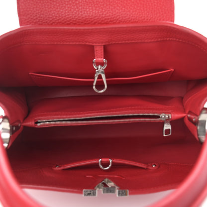 Louis Vuitton Taurillon Capucines MM Rubis 5 of 13