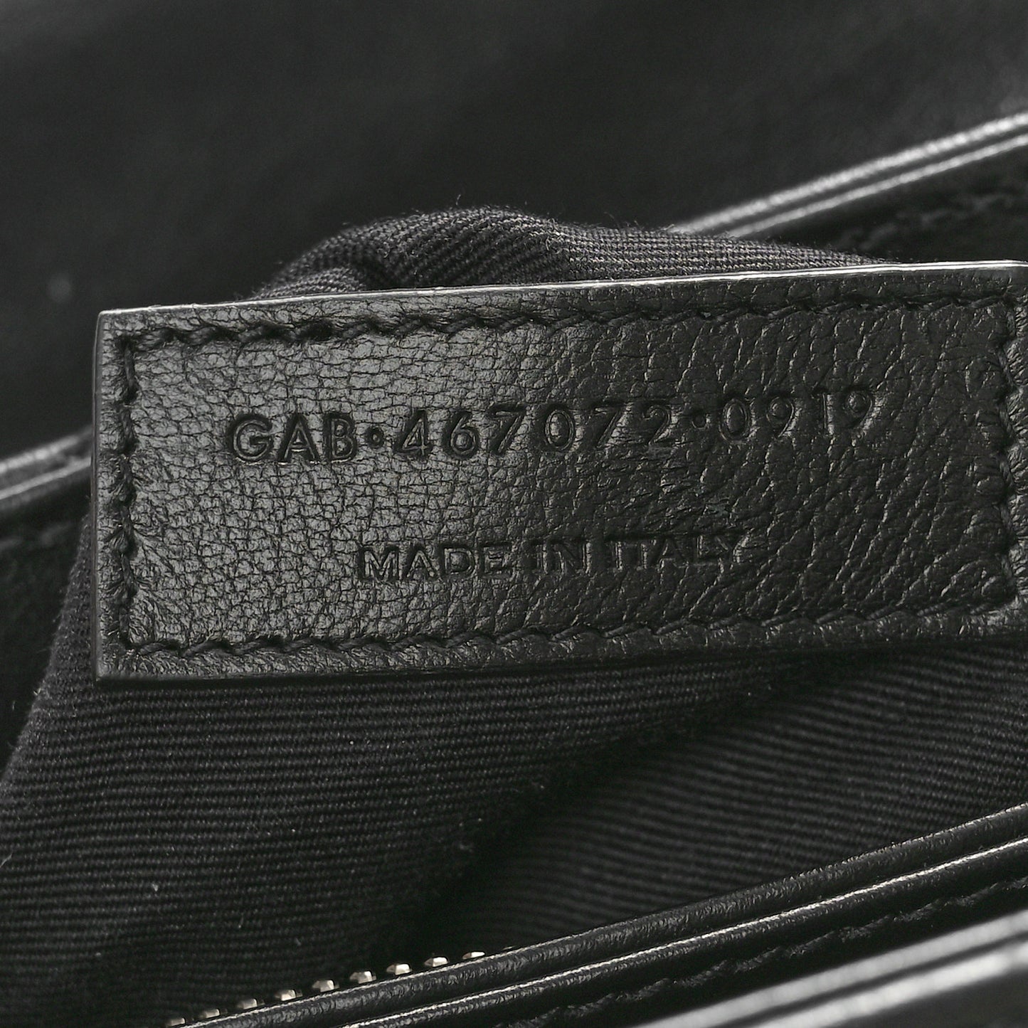 Calfskin Y Quilted Monogram Toy Loulou Crossbody Black