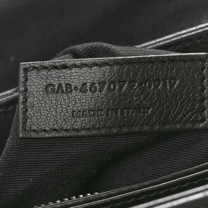 Saint Laurent Calfskin Y Quilted Monogram Toy Loulou Crossbody Black 7 of 10