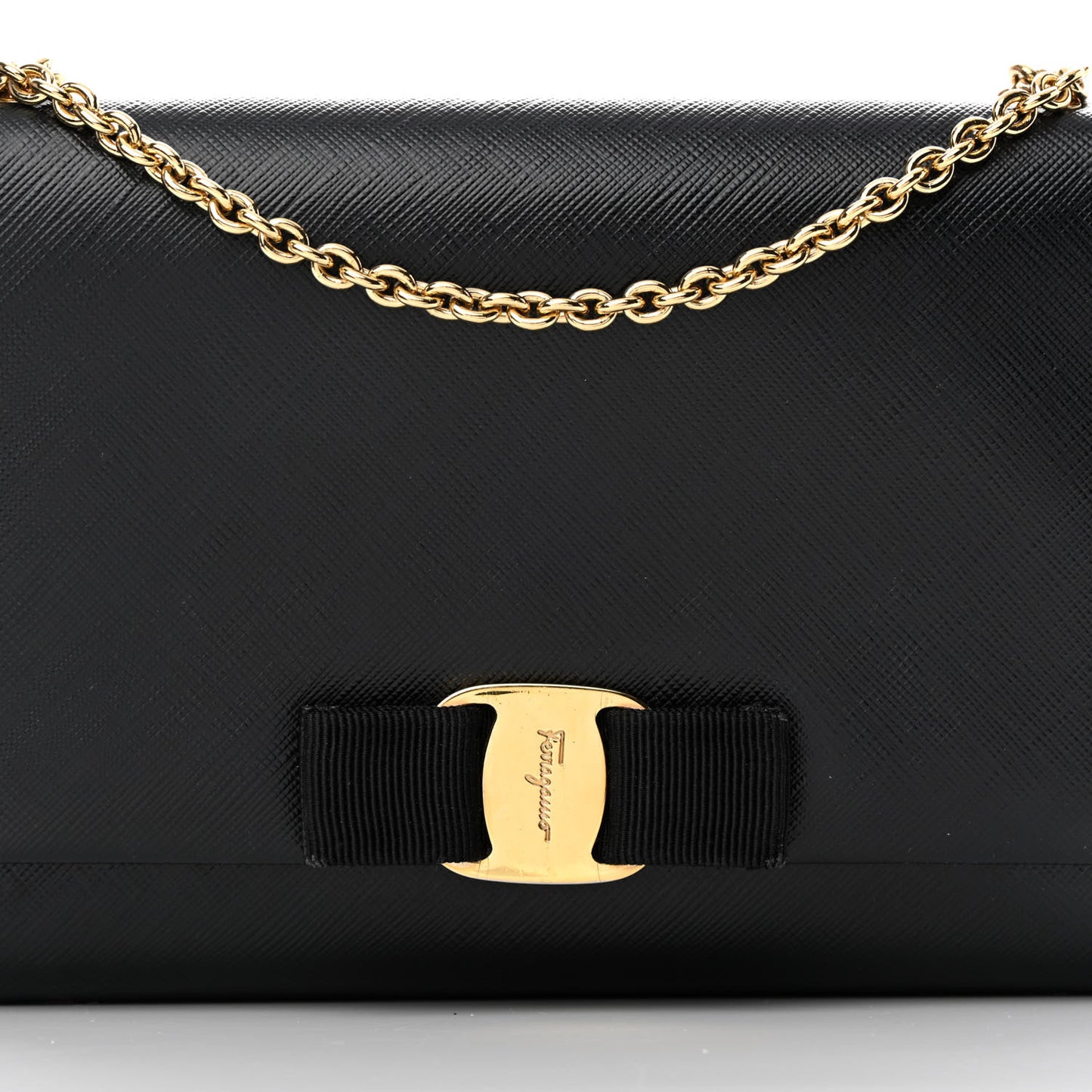 Calfskin Vara Bow Mini Bag Black