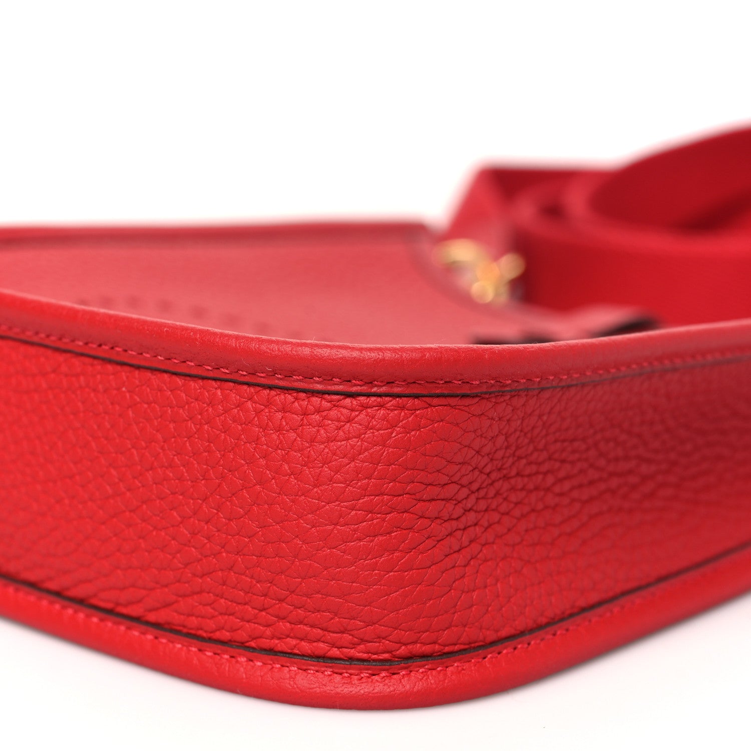 Hermes Taurillon Clemence Amazone Evelyne TPM Vermillion Rouge Vif 9 of 10
