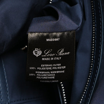 Loro Piana Nylon Voyager Wind Storm Backpack Navy 8 of 10