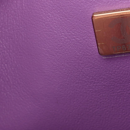 Chanel Caviar Quilted Small Double Flap Purple 7 of 11