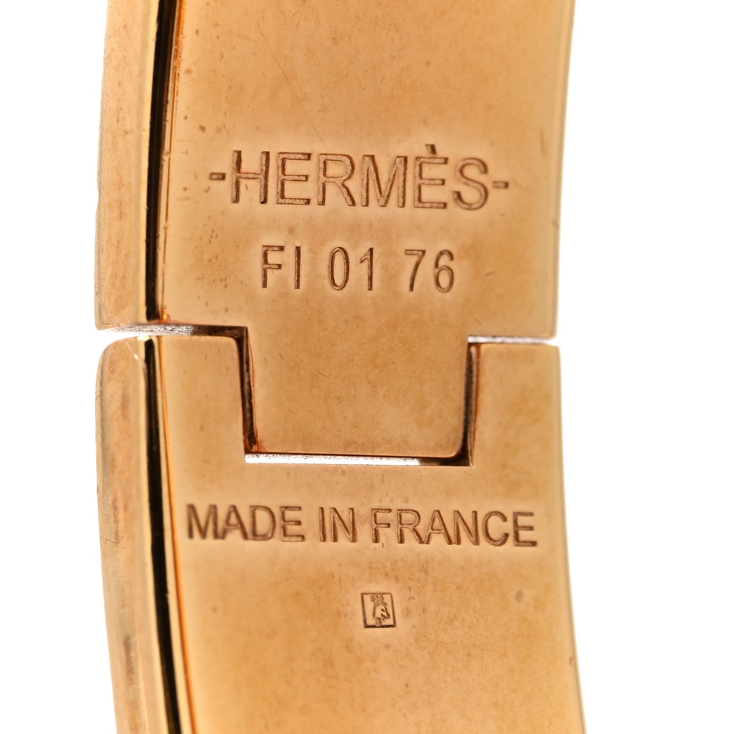 Hermes Enamel Narrow Clic Clac H Bracelet PM Black 4 of 5