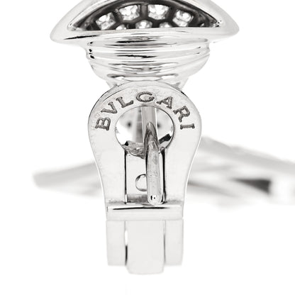 Bulgari 18K White Gold Diamond Divas' Dream Drop Earrings 4 of 6