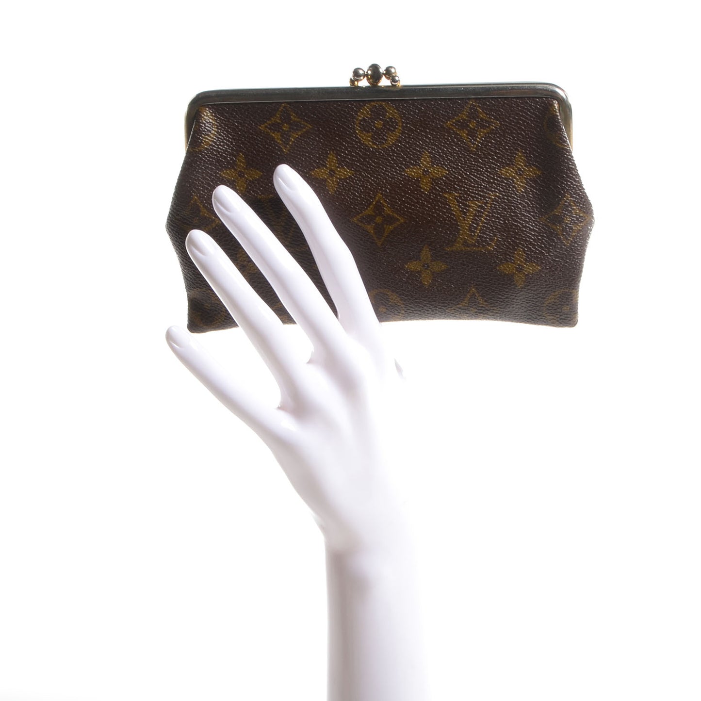 Monogram Kisslock Coin Purse