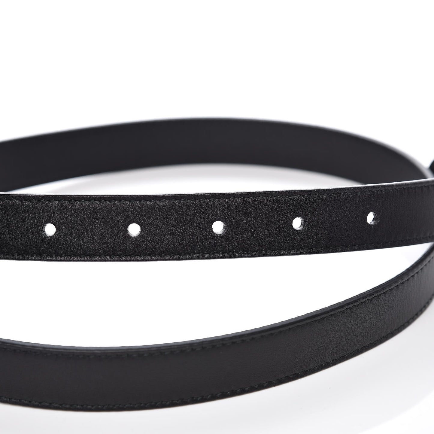 Calfskin Double G 20mm Belt 75 30 Black