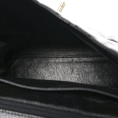 Chanel Caviar Quilted Jumbo Kelly Flap Black 5 of 11