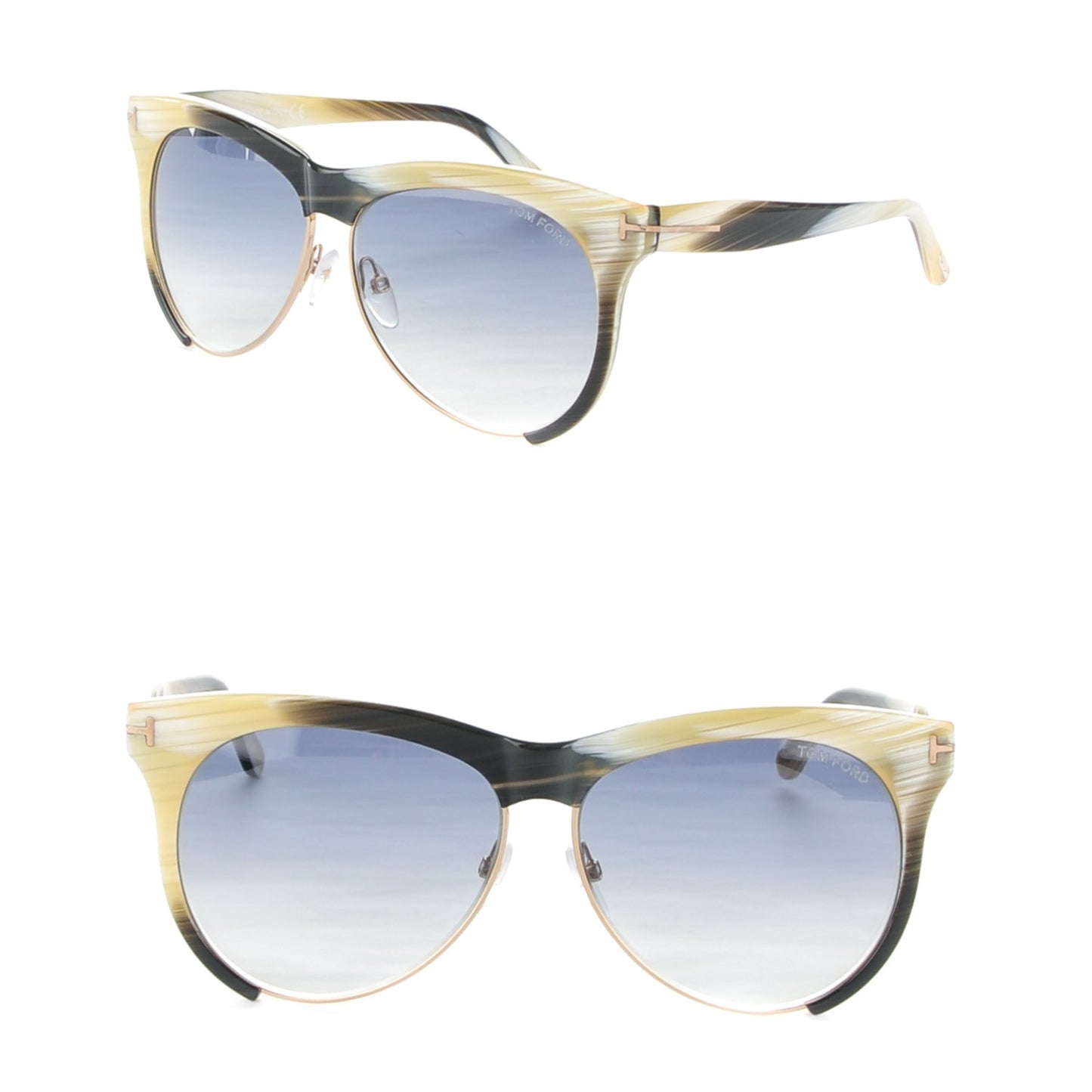 Leona Sunglasses TF365 Beige Horn