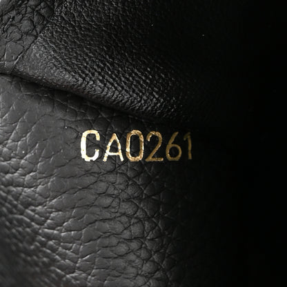 Louis Vuitton Monogram Empreinte Giant Sarah Wallet Black Beige 7 of 8
