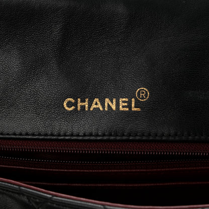 Chanel Lambskin Quilted Medium Single Flap Black 6 of 11