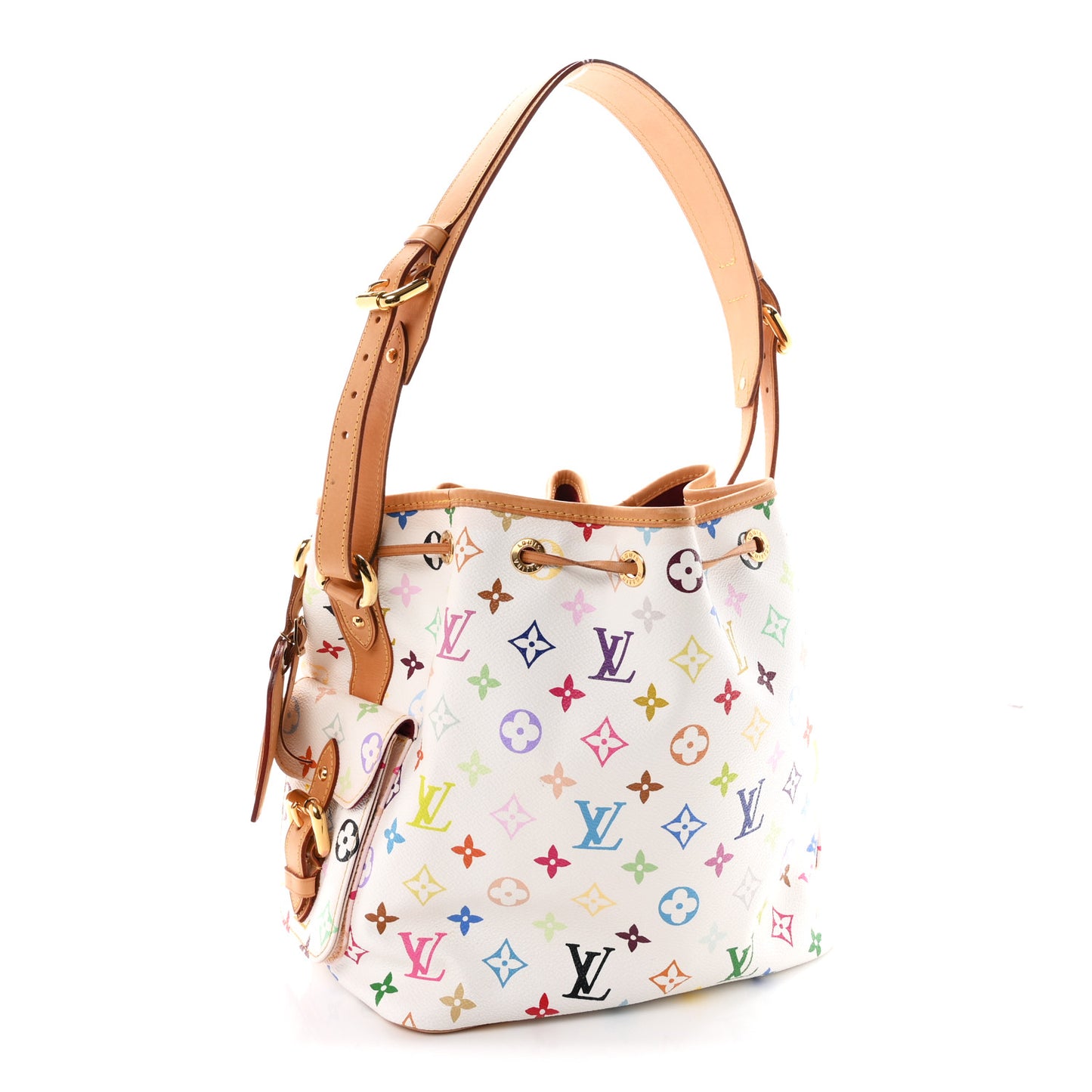 Monogram Multicolor Petit Noe White