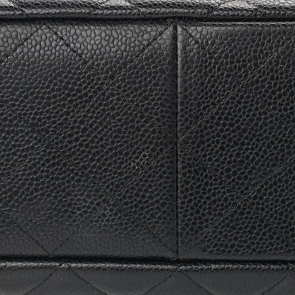 Chanel Caviar Quilted Jumbo Single Flap Black 9 of 18