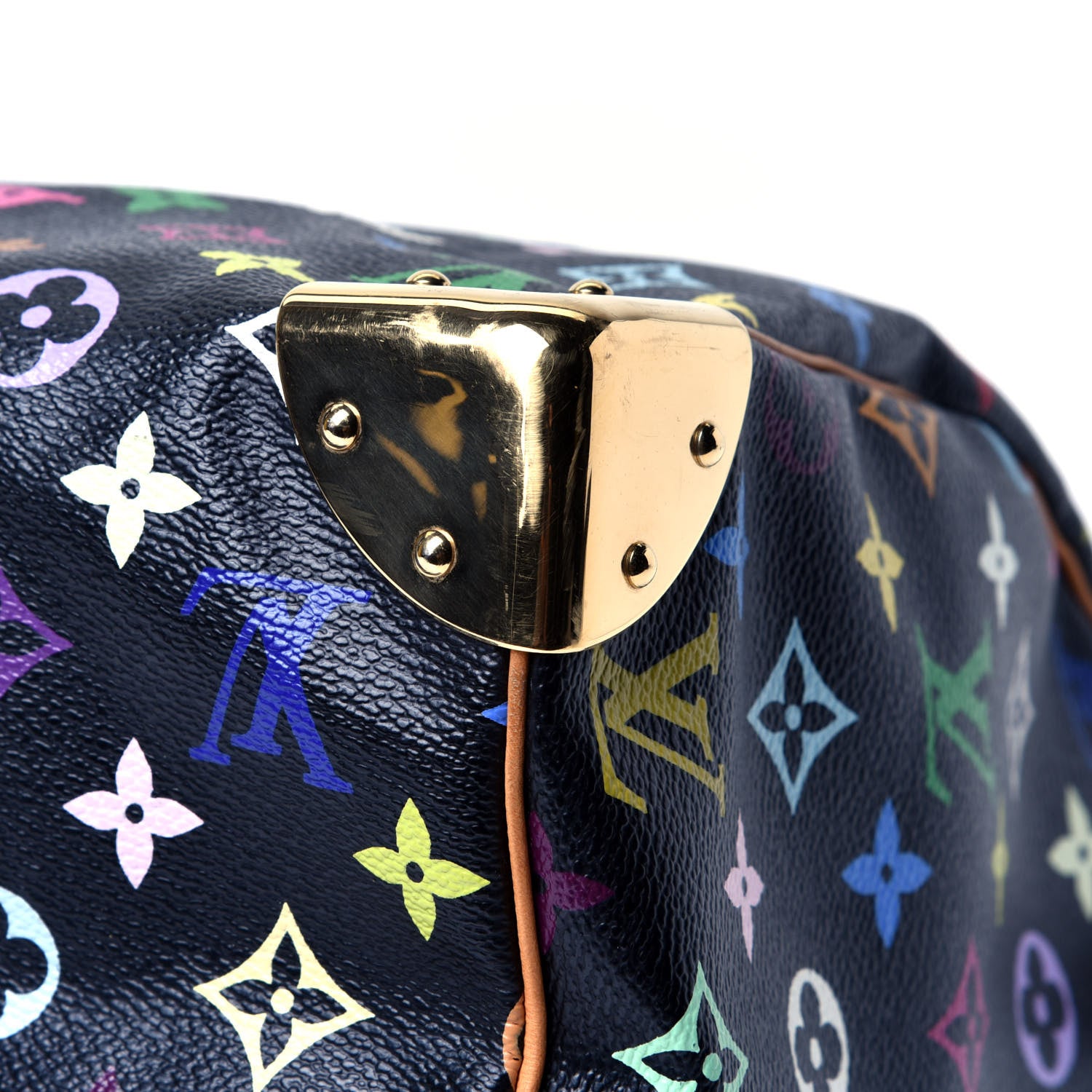 Louis Vuitton Monogram Multicolor Speedy 30 Black 5 of 7