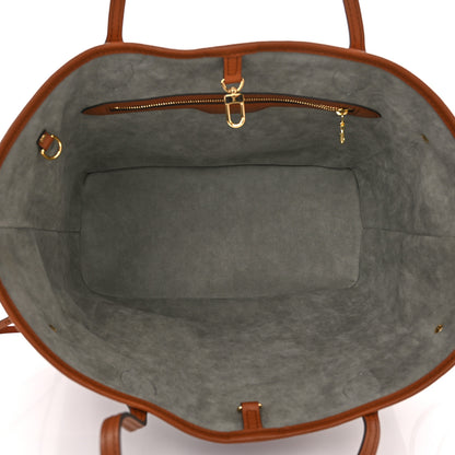 Louis Vuitton Metallic Monogram LV Garden Neverfull MM Silver 5 of 8