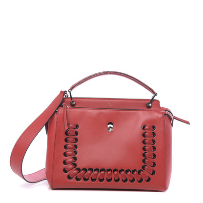Fendi Vitello Baltico Dolce Shiny Nappa DotCom Satchel Caipiroska Bubblegum 1 of 10
