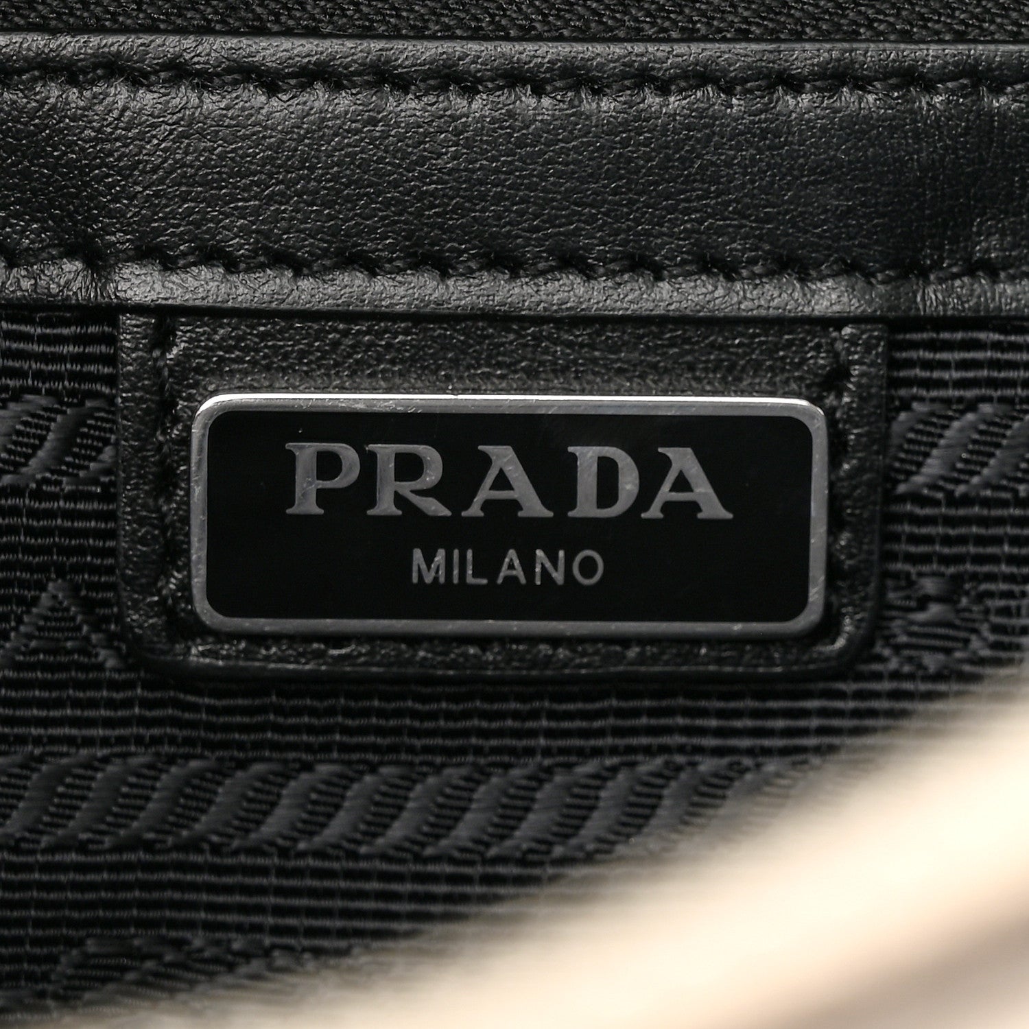 Prada Saffiano Travel Small Brique Top Handle Crossbody Bag White 6 of 22