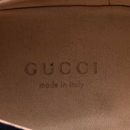 Gucci Lurex Calfskin Web GG Monogram Womens Falacer Sneakers 35.5 Iridescent Blue 7 of 10
