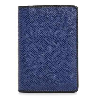 Louis Vuitton Taiga Pocket Organizer Blue Marine 1 of 11