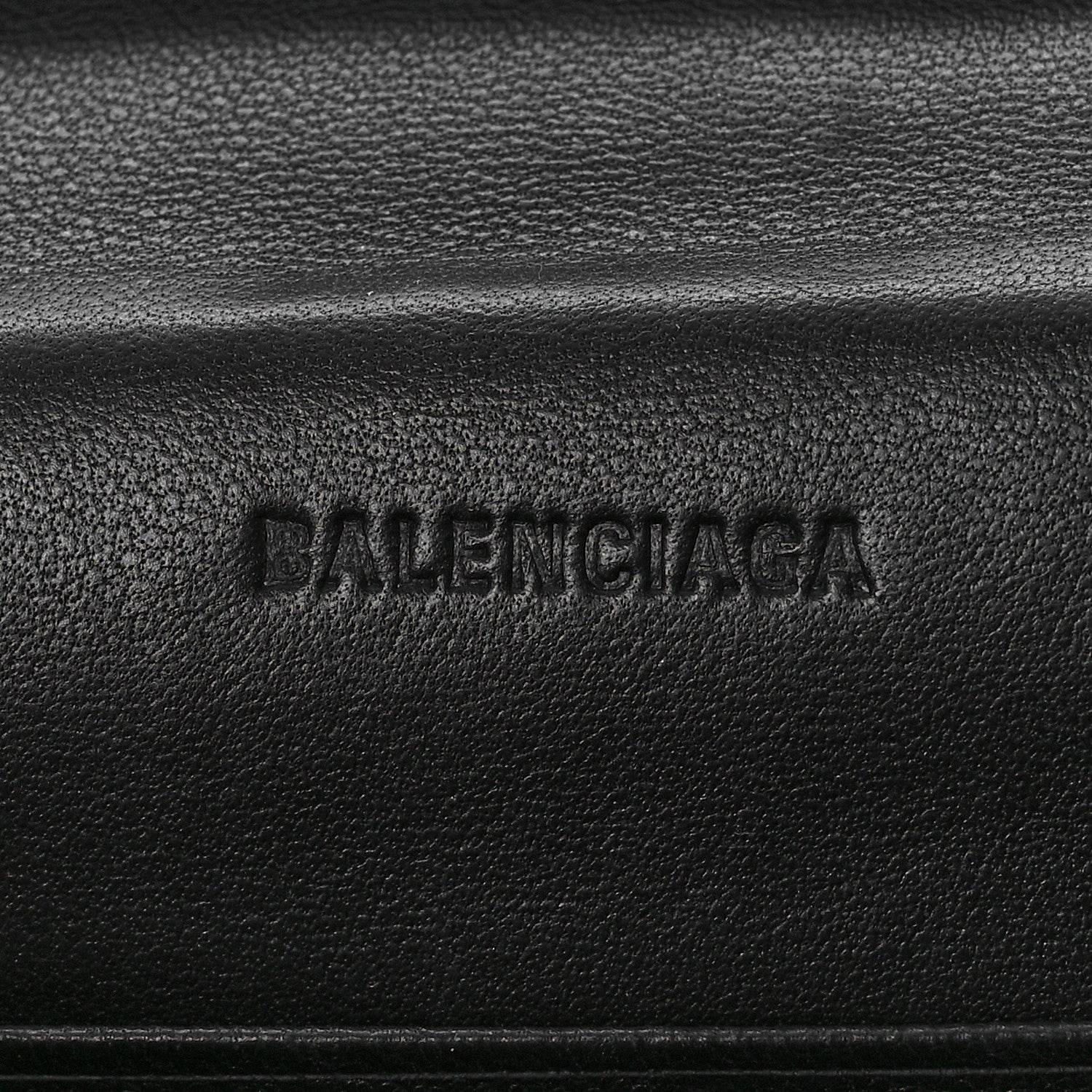 Balenciaga Grained Calfskin Car Flap Bag Black 6 of 14
