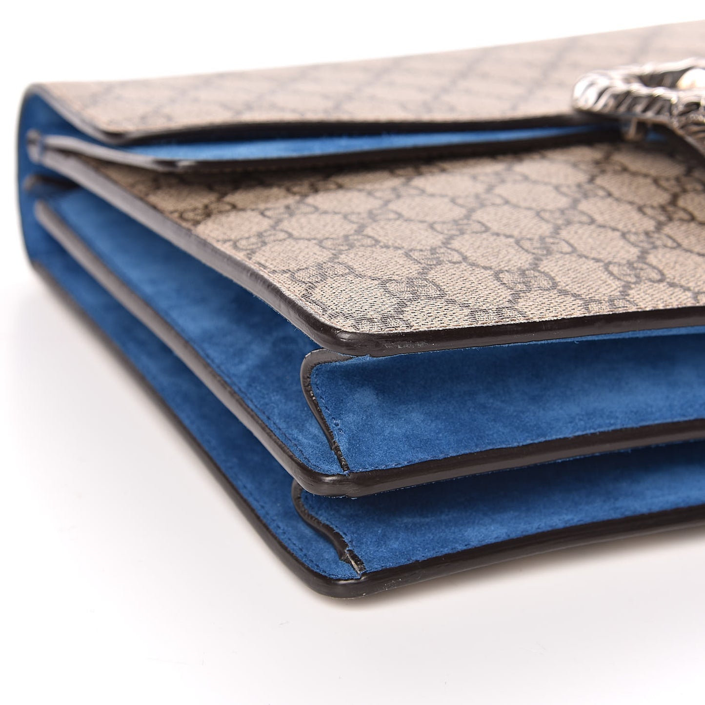 GG Supreme Monogram Medium Dionysus Shoulder Bag Blue