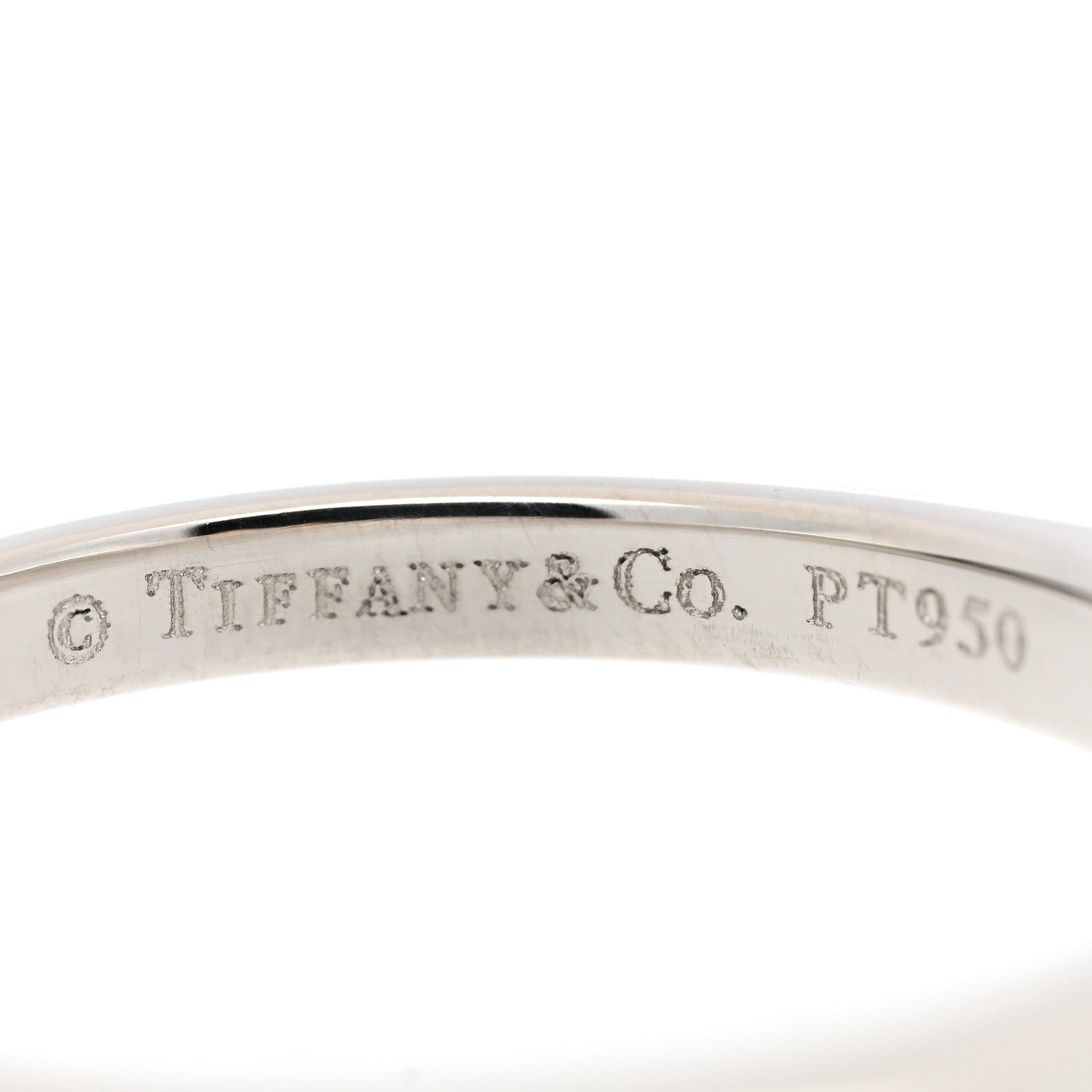 Tiffany Platinum Diamond .21ct Solitaire Engagement Ring 52 6 6 of 7