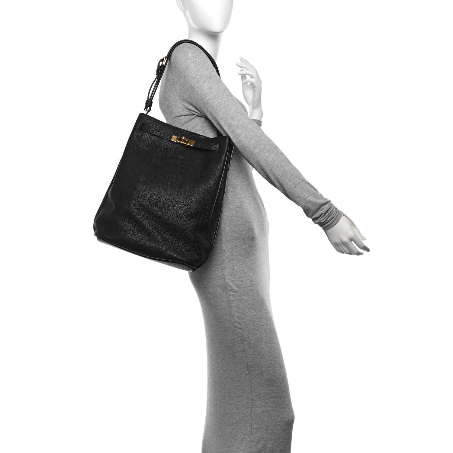 Hermes Togo So Kelly 26 Black 2 of 13