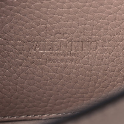 Valentino Garavani Pebbled Calfskin Medium Rockstud Flip Lock Crossbody Bag Poudre 5 of 9