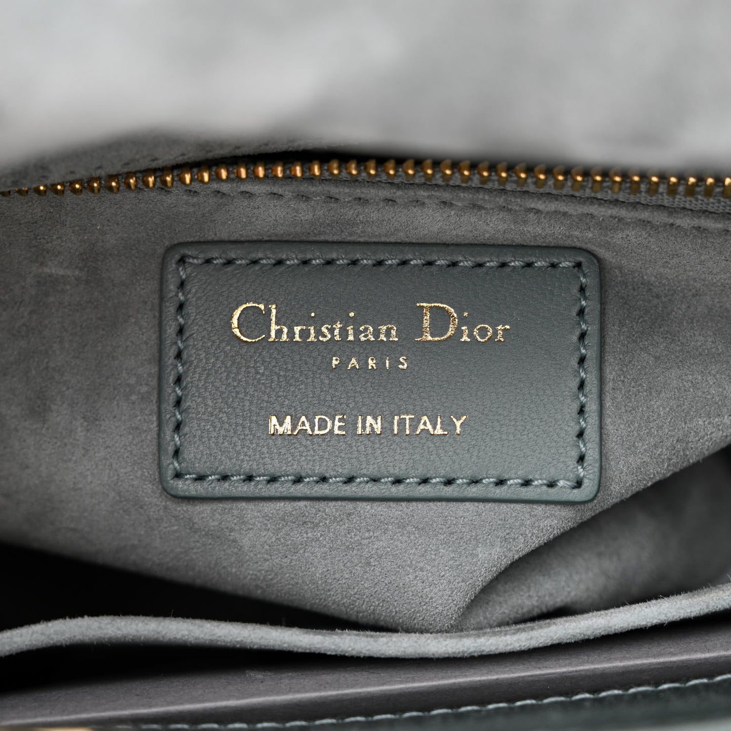 Satin Swarovski Crystal Cannage My ABC Lady Dior Grey