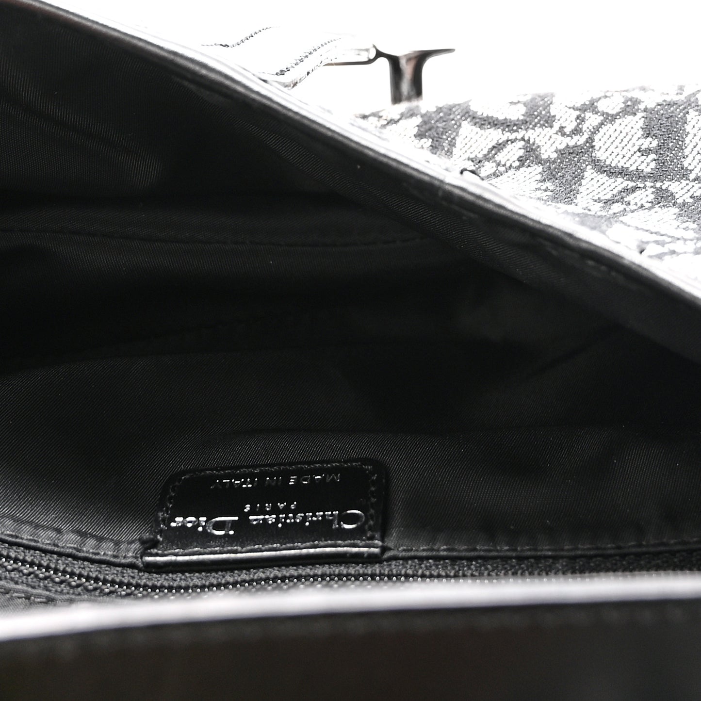 Monogram Saddle Bag Black