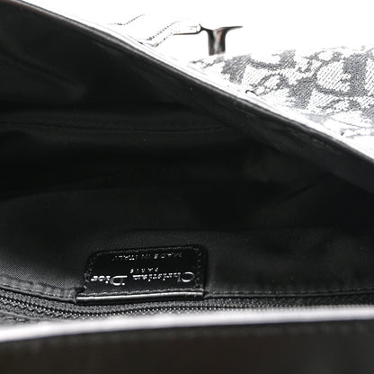 Christian Dior Monogram Saddle Bag Black 5 of 11