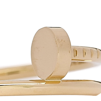 Cartier 18K Yellow Gold Small Juste Un Clou Ring 56 7.5 4 of 6