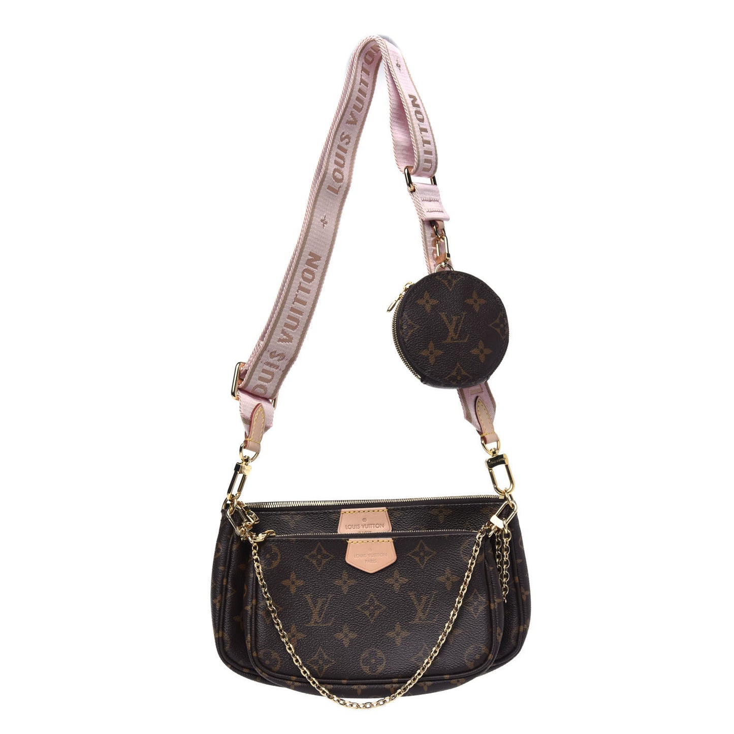 Monogram Multi Pochette Accessories Rose Clair
