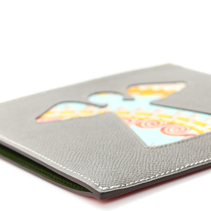 Hermes Epsom Swift Petit H Flat Case Multicolor 8 of 9