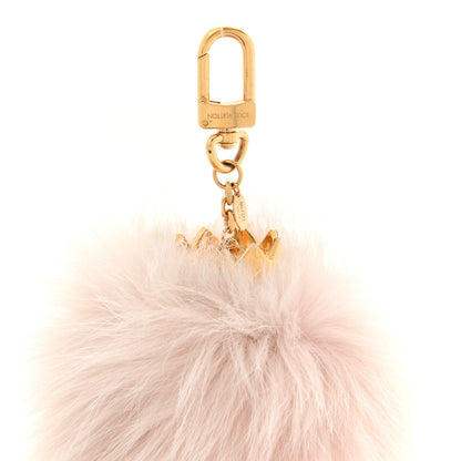 Louis Vuitton Fuzzy Bubble Bag Charm Light Pink 4 of 4