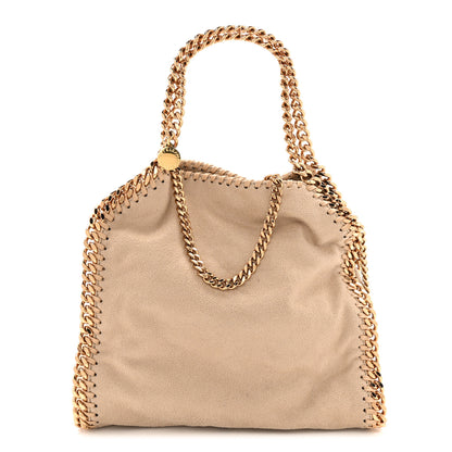 Stella McCartney Shaggy Deer Mini Falabella Fold Over Tote Beige 1 of 13