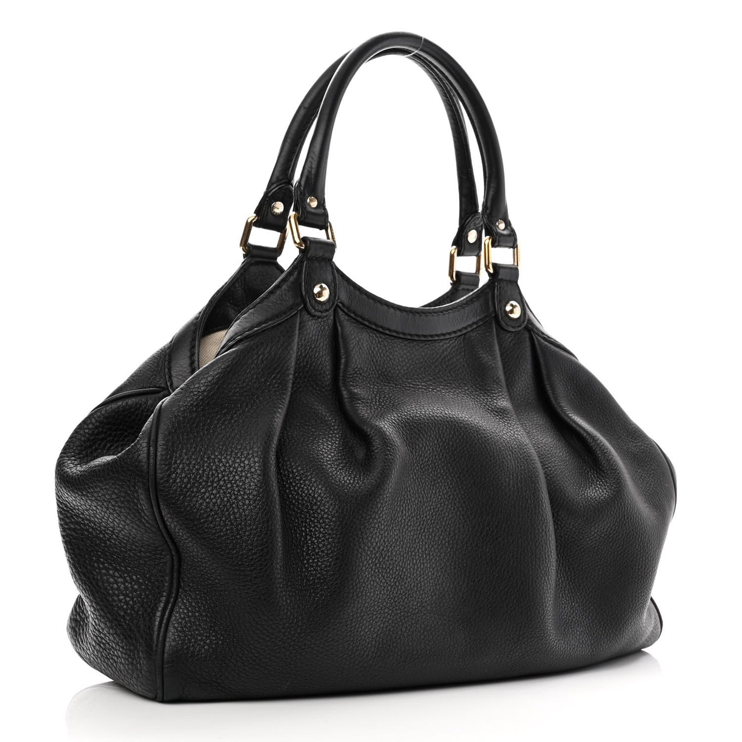 Calfskin Medium Sukey Tote Black