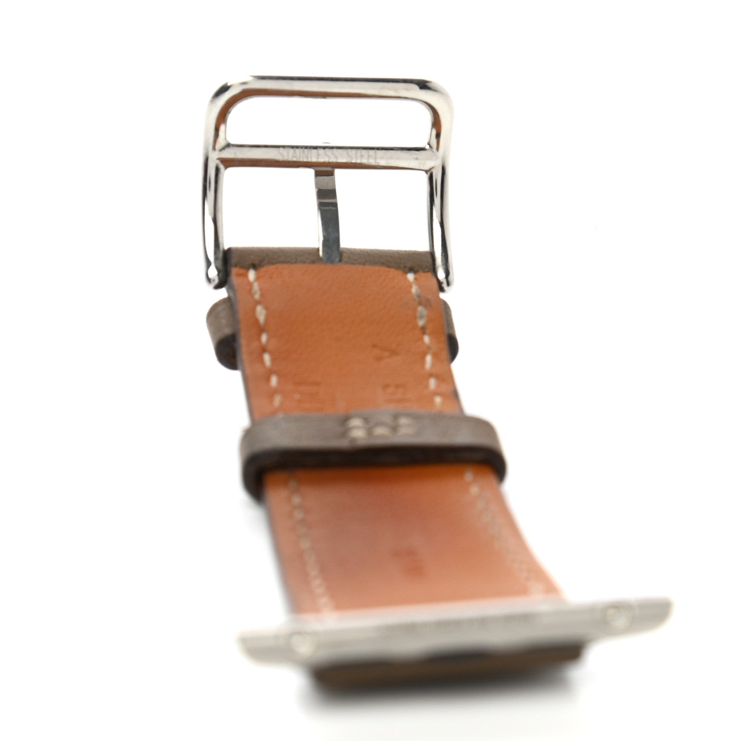 Hermes Swift 38mm Apple Watch Double Tour Band Etoupe 8 of 11