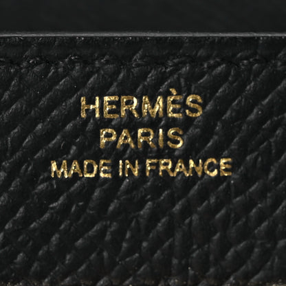 Hermes Epsom Kelly Wallet To Go Black 11 of 16