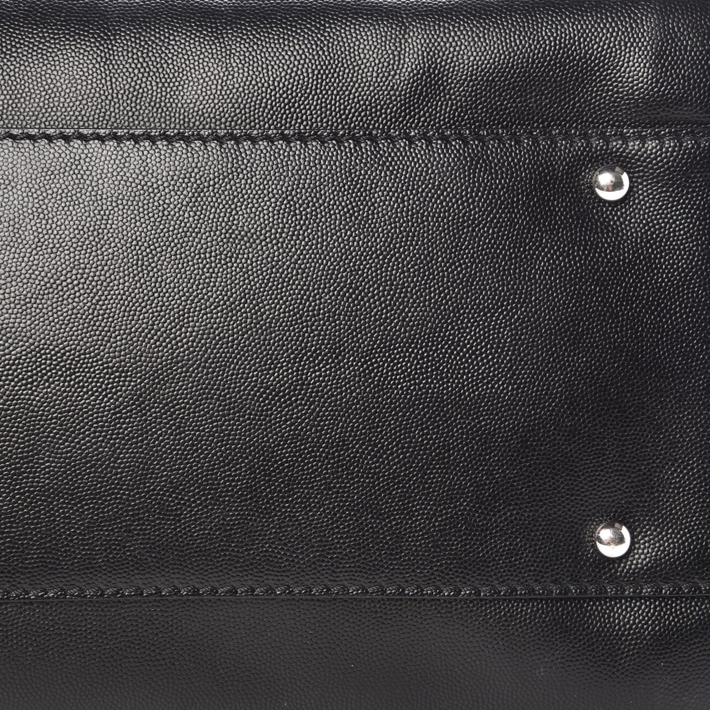 Caviar Medium Studded Deauville Tote Black