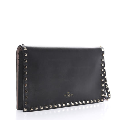 Valentino Garavani Nappa Rockstud Wristlet Clutch Black 2 of 8