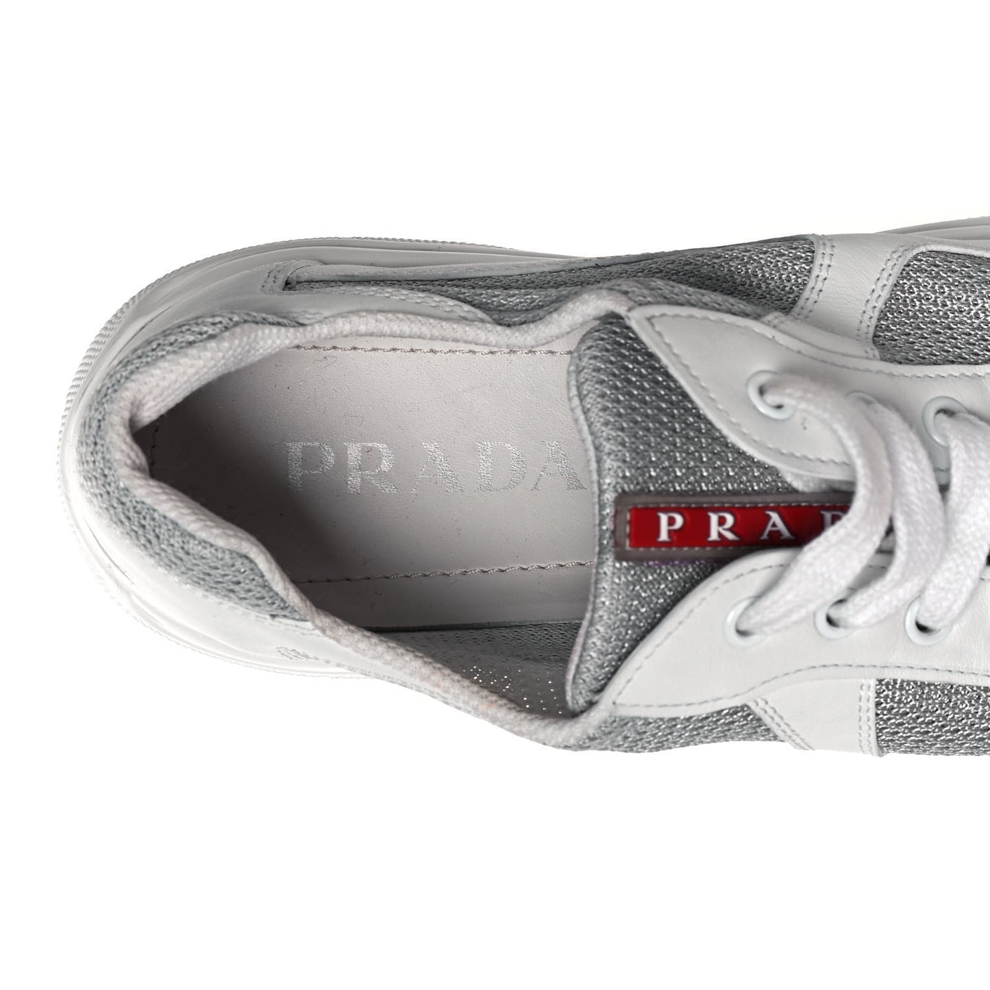 Mesh Neoprene America’s Cup Sneakers 40 White