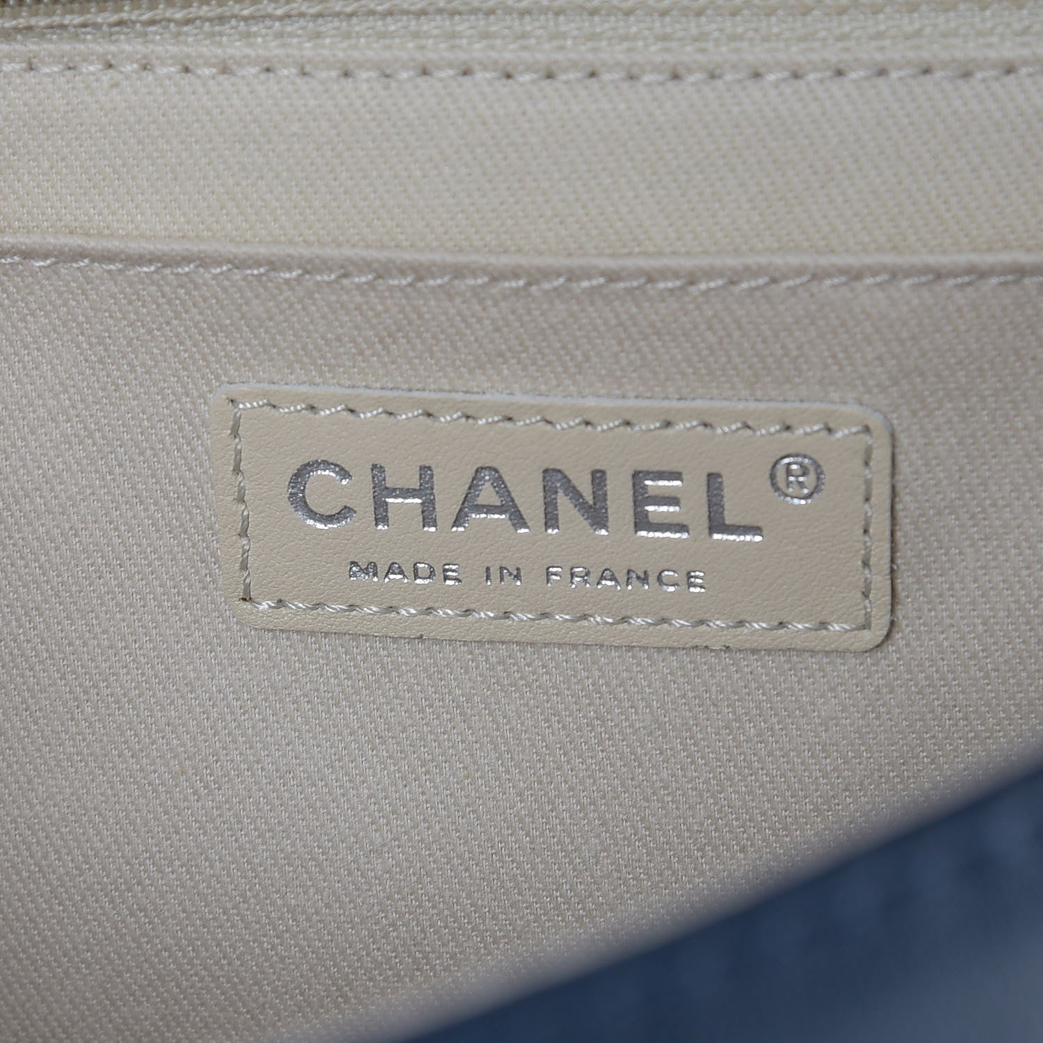 Chanel Calfskin Quilted In The Business Flap Dark Blue 7 of 10