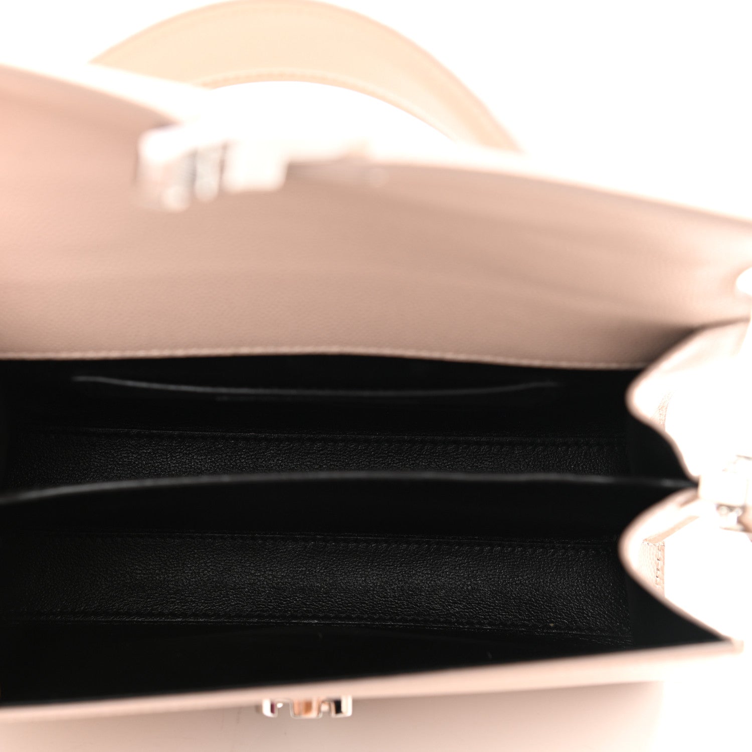 Saint Laurent Grain de Poudre Mini Classic Monogram Cassandra Top Handle Marble Pink 5 of 10