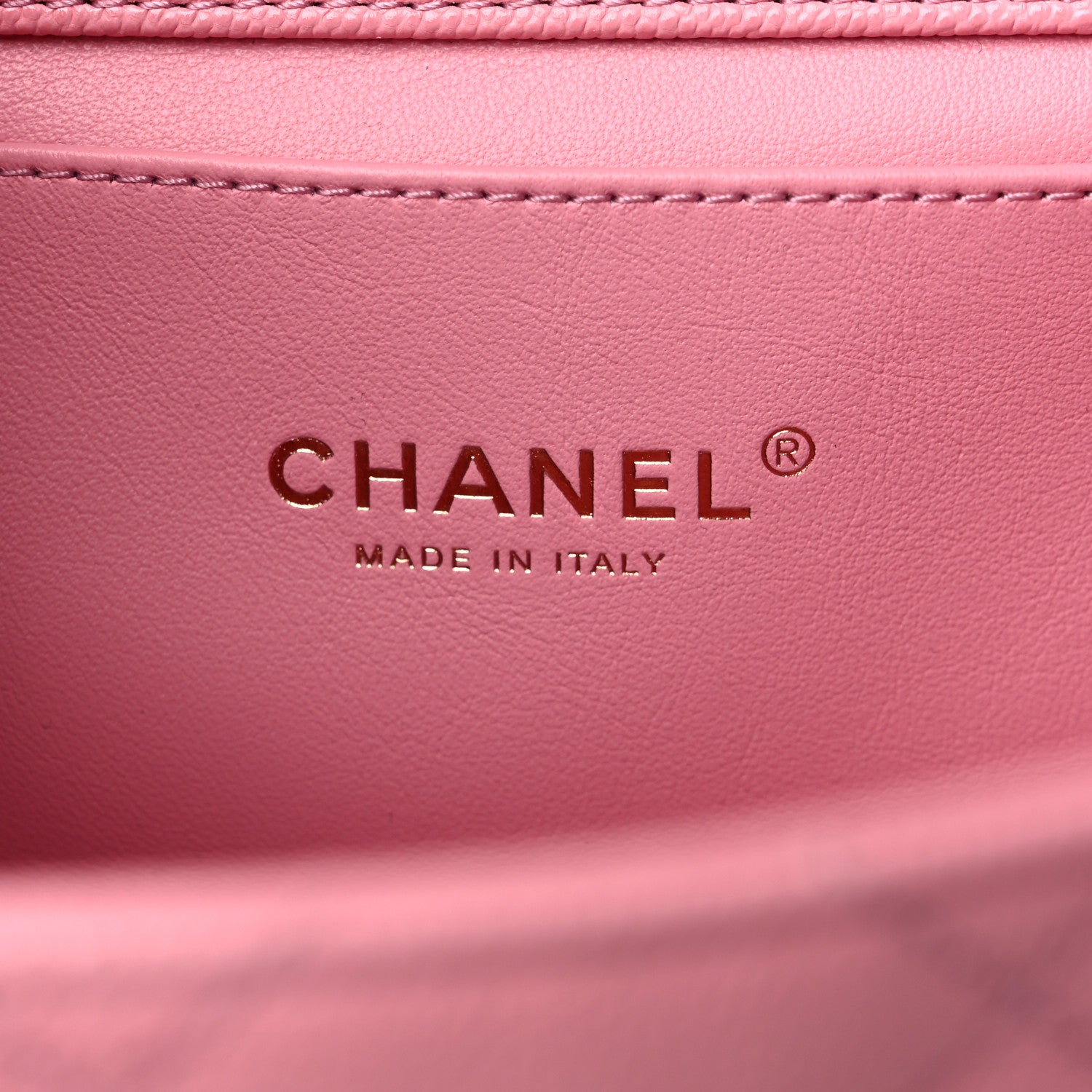 Chanel Caviar Quilted Mini Coco First Flap Pink 5 of 9