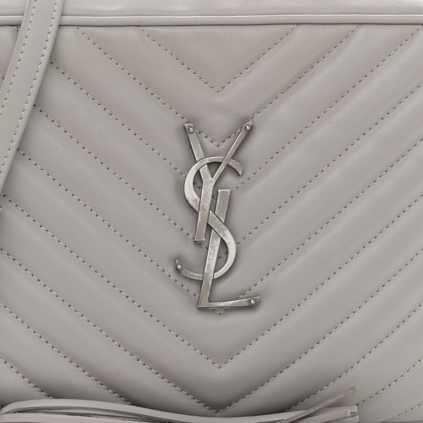 Calfskin Matelasse Monogram Lou Camera Bag Granite